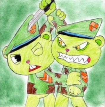 Flippy VS Evil Flippy by lieshoitje on DeviantArt