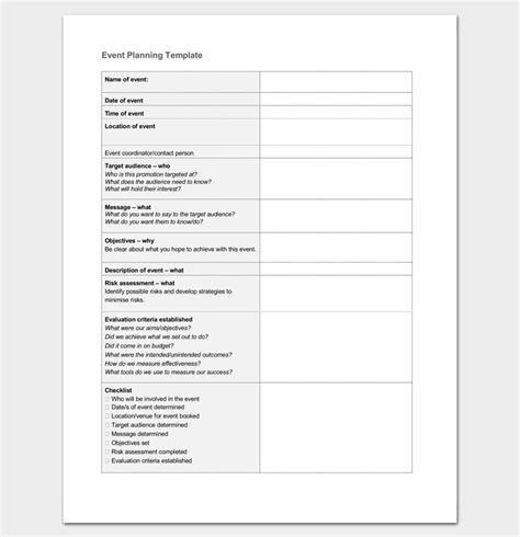 Event Program Outline - 13+ Printable Samples, Examples, Formats