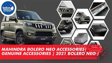 Mahindra Bolero Neo Accessories: Genuine Accessories: 2021 Bolero Neo