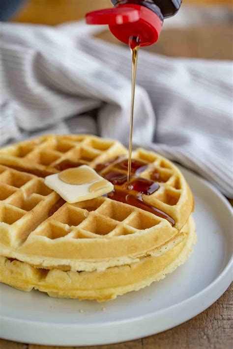 Fluffiest, Crispiest Belgian Waffles Recipe