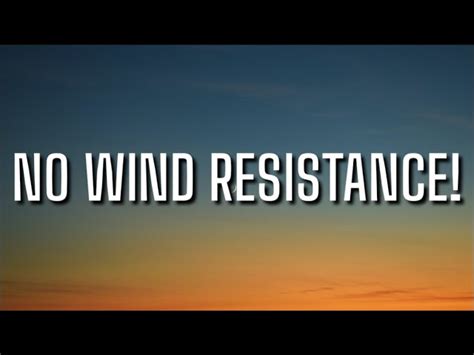 Kinneret - No Wind Resistance! (Lyrics) I Can Run Faster with No Wind ...