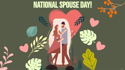 High Resolution National Spouses Day Background in EPS, Illustrator, JPG, PSD, PNG, PDF, SVG ...