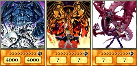 Yugioh Egyptian God cards by AlanMac95 on DeviantArt