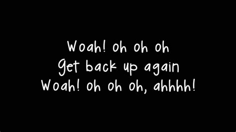 Get Back Up Again by Anna Kendrick - Lyric Video | Lyrics, Get back up, Voice lesson