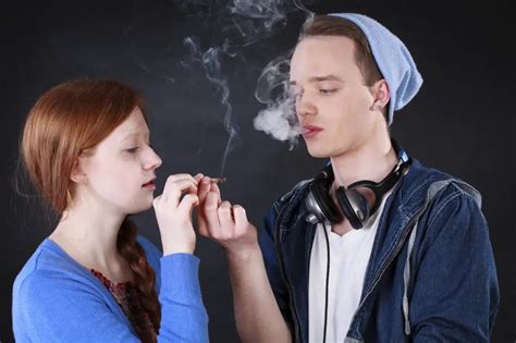 Teenagers smoking marijuana joint | Parenting Teens