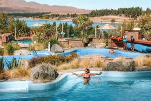 Relax in one of the three hot spring pools at Tekapo Springs with a ...