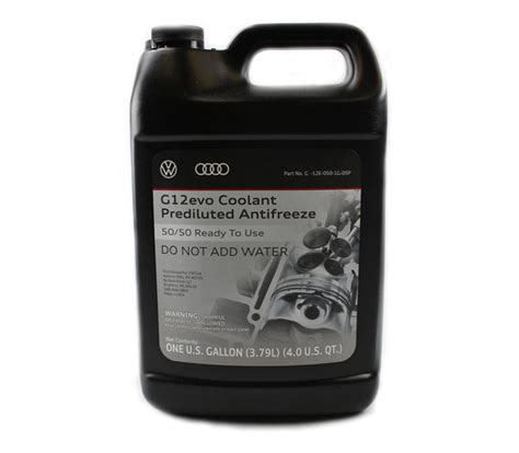 G12E0501GDSP | VW/Audi Coolant Antifreeze G12 EVO 50/50 Mix 1 Gallon (3.78 Liters) - VW/Audi ...