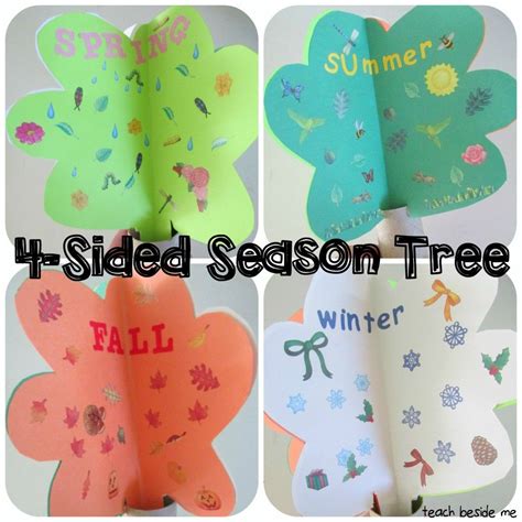 Four Seasons Tree Craft for Preschool | Preschool crafts, Mobile craft ...