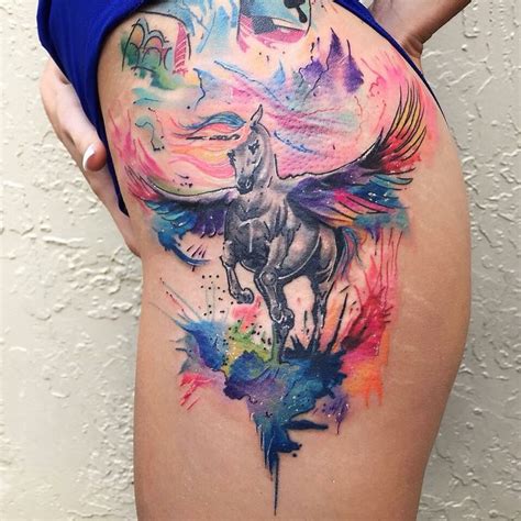 4b15624a9b7563d067b6c96aecb67866.jpg (736×736) | Unicorn tattoos ...