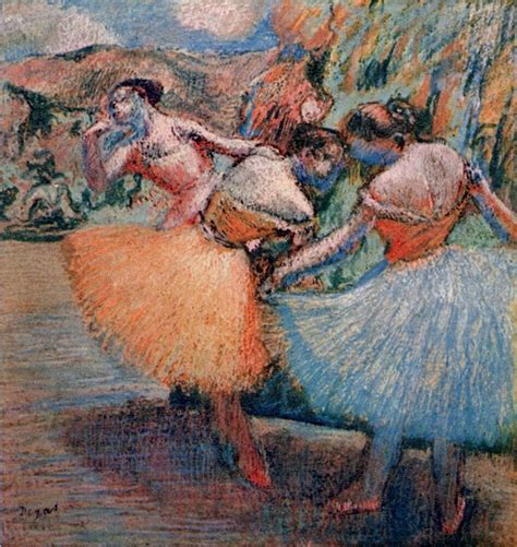 "Edgar Degas French Impressionism Oil Painting Ballerinas Rehearsing Dancing" by jnniepce ...