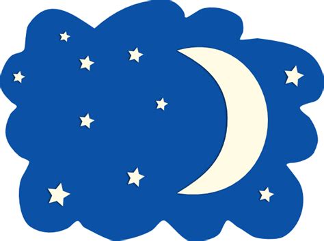 Moon night clipart - Clipground