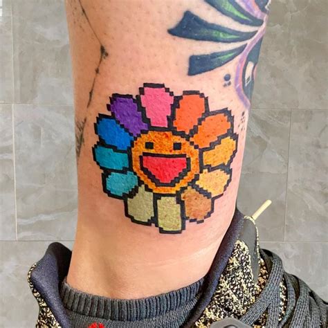 Takashi Murakami Tattoo by @inkedbyshawn - Tattoogrid.net