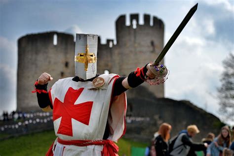 Re-enactors, clowns and animals entertain families at Dudley St George's Day celebrations ...