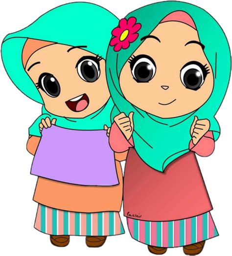 #kids #hijab #jilbab #muslimwomensday - Kartun Kanak Kanak Muslimah ...