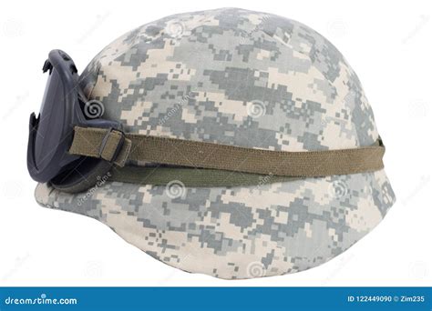 Us Army Kevlar Helmet with Goggles Stock Photo - Image of pasgt, kevlar: 122449090