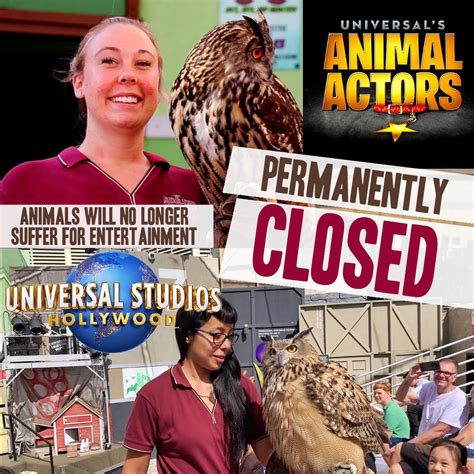 Universal Hollywood's Animal Actors Show Permanently Closes - THE PROTEGO FOUNDATION