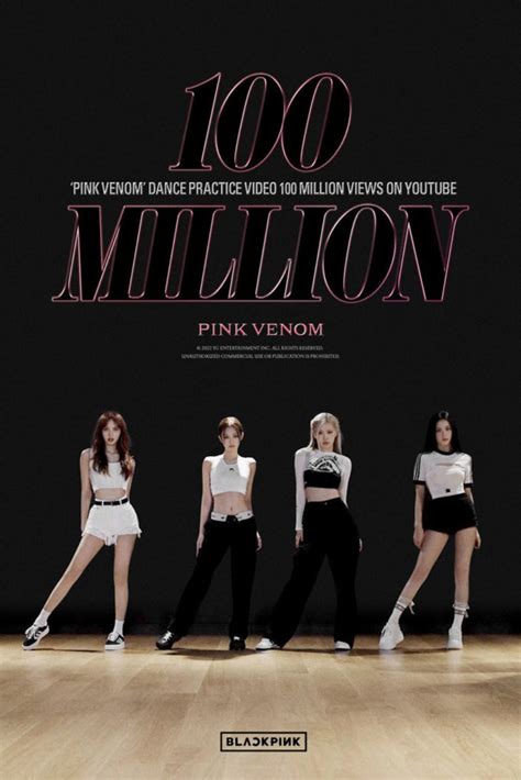 BLACKPINK’s “Pink Venom” Dance Practice Video Hits 100 Million Views on YouTube – BLACKPINK CAFÉ