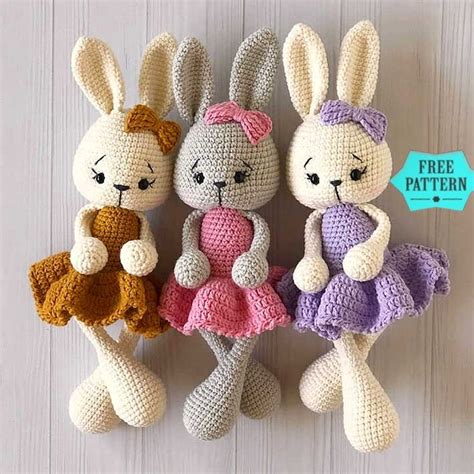 Amigurumi Cute Bunny In Dress Archives - All Free Amigurumi Patterns