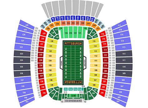 Heinz Field Seating Chart With Seat Numbers | Brokeasshome.com