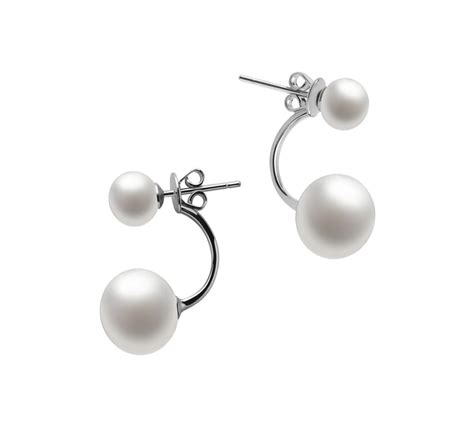 Exclusive Ear Tops (White Pearls) - Modi Pearls