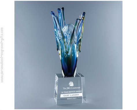 Personalized Engraved Art Glass Awards and Gifts