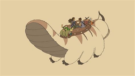 I made an Appa wallpaper with some assets from /u/Mudron's amazing ATLA ...