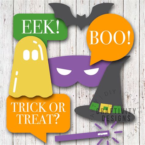 Free Halloween Photo Booth Props Printable (+ Photo Booth Backdrop!) – Craftivity Designs