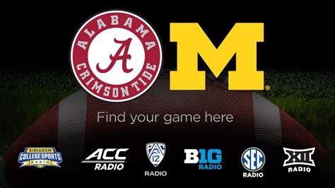 Listen to the Rose Bowl Game: No. 4 Alabama vs. No. 1 Michigan