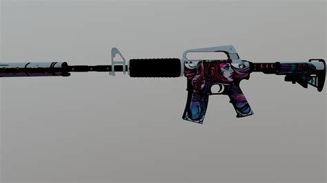 M4A1-S Neo Noir - 3D model by KarmaHere [f5f523d] - Sketchfab