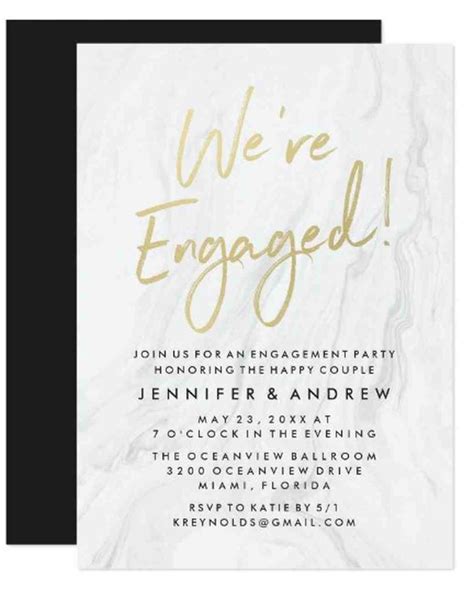 20 Engagement Party Invitations | Martha Stewart Weddings