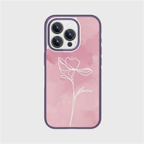 iPhone 15 Pro Case With MagSafe - Pink Flower – Caseco Inc