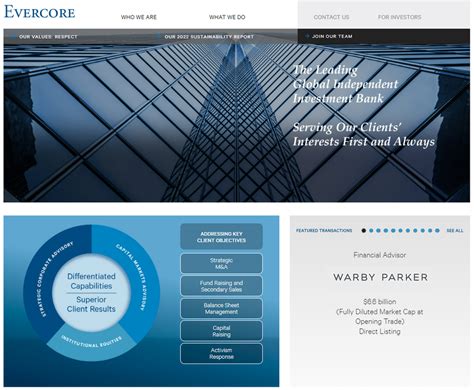 Why Evercore for Investment Banking? / Overview of Evercore