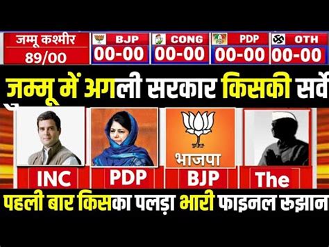 Jammu Kashmir assembly election 2023 Opinion poll || Exit Poll BJP|congress,PDP,DAP| jammu ...