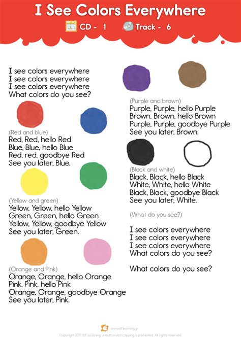 Colours Song