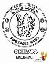Manchester United Coloring Pages Crest Chelsea Colouring Print Madrid  sketch template