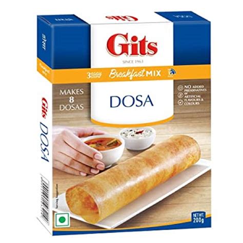 GITS Dosa Mix 200 gm [PACK OF 1] - Walmart.com - Walmart.com