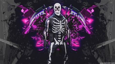 Fortnite Skull Trooper 4K Wallpaper #Game #Gaming #Background #Desktop #Wallpaper #Wallpapers ...