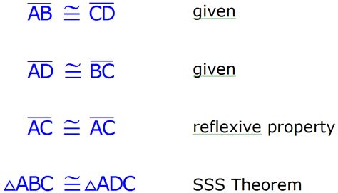 Math Properties . . . Equivalence Properties . . . Reflexivity ...