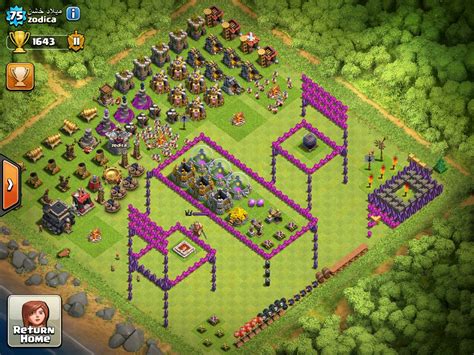 Map Clash Of Clans | Color 2018