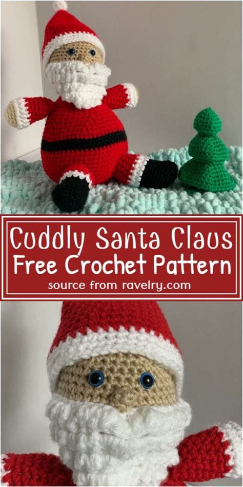 15 Free Crochet Santa Claus Patterns