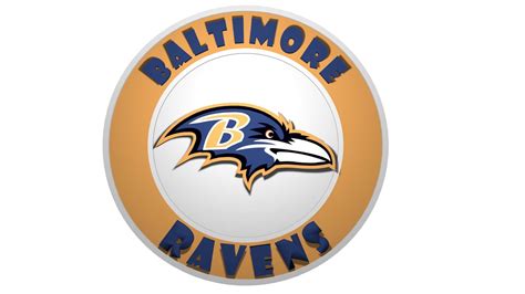 Baltimore Ravens Circular Logo - 3D Model by RogerDS