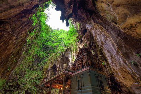 Hindu temple inside of Batu Caves near Kuala Lumpur Photograph by ...