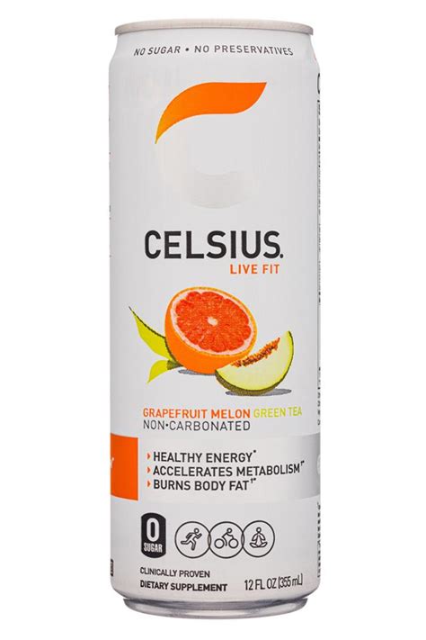 Grapefruit Melon Green Tea | CELSIUS | BevNET.com Product Review ...