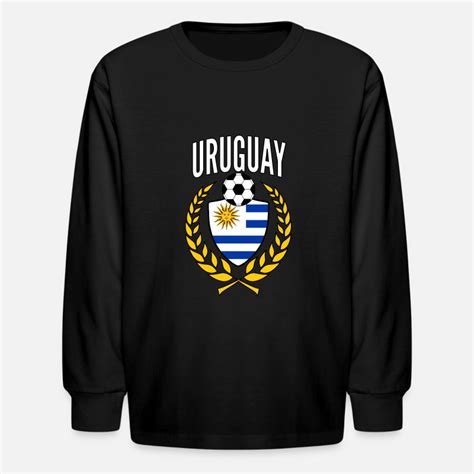 Uruguay World Soccer Cup Jersey Football Team 2018 Kids' Longsleeve Shirt | Spreadshirt