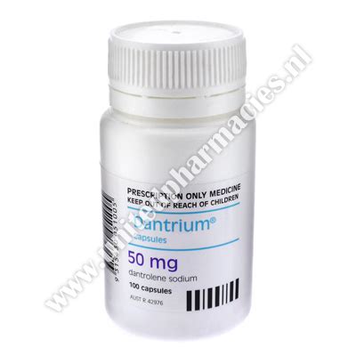 Dantrium (Dantrolene) - 50mg (100 Capsules) - United Pharmacies (NL)