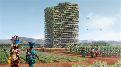 Modular farm tower for sites across Africa wins international skyscraper competition