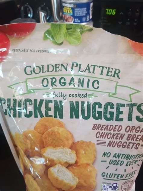 Golden Platter Organic Fully Cooked Chicken Nuggets