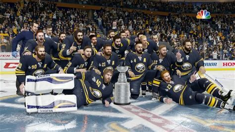 NHL 18 - Buffalo Sabres Stanley Cup Celebration - YouTube