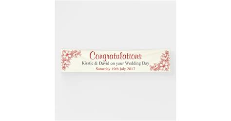 Wedding Day Banner | Zazzle