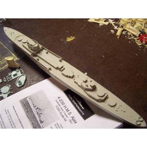 HMS Ajax 1941 Leander class Light Cruiser 1/350 Scale Resin Model Ship ...